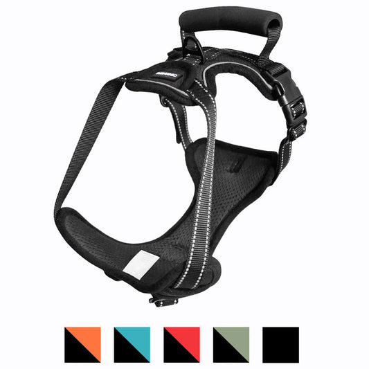 GOOPAWS Padded Reflective No-Pull Dog Harness