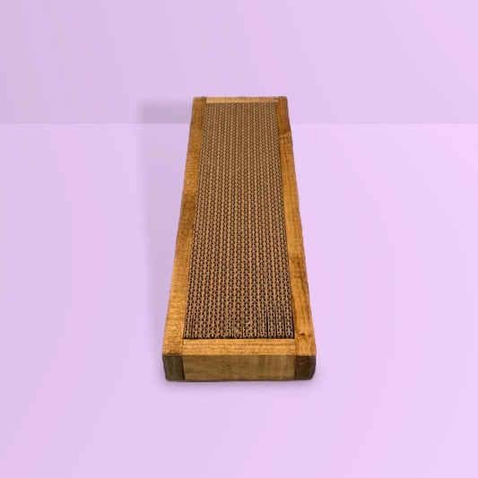 Handcrafted Wooden Cat Scratcher