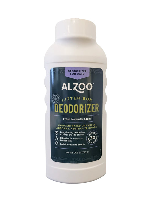 ALZOO Plant-Based Cat Litter Deodorizer — Fresh Lavender
