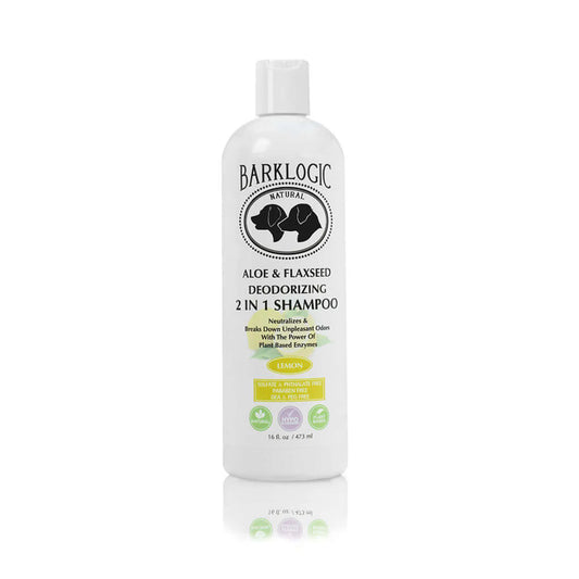 BarkLogic Aloe & Flaxseed Deodorizing 2-in-1 Shampoo