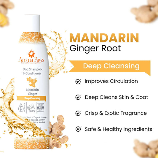 Aroma Paws Mandarin & Ginger Shampoo — 13.5oz