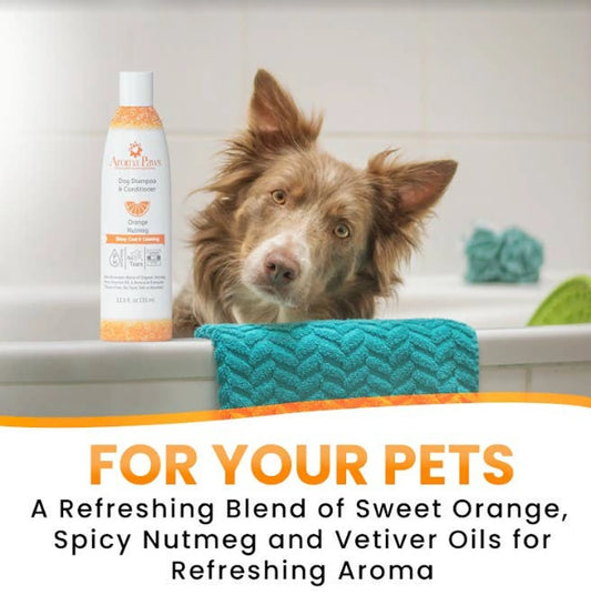 Aroma Paws Orange, Nutmeg & Vetiver Shampoo — 13.5oz