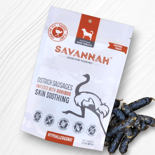 Ostrich Sausages with Rooibos