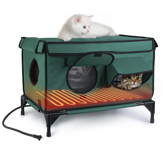 Weatherproof Heated Cat House