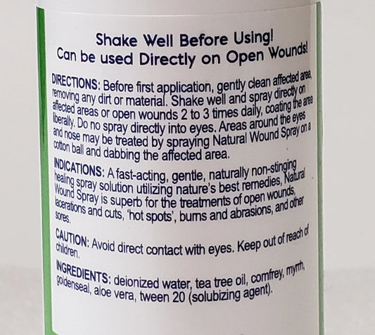 Natural Wound & Skin Spray